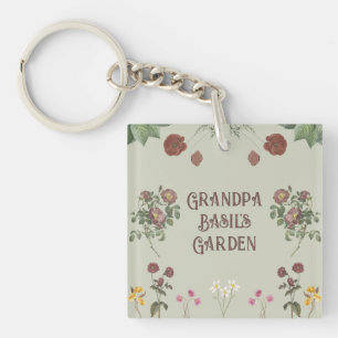 Porte-clés Jardin Floral vintage