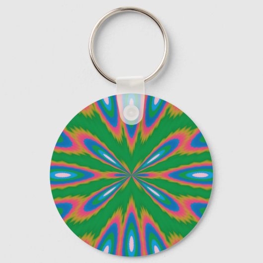 Porte-clés Jardin funky (Recto)