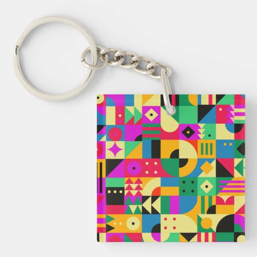 Porte-clés Jardin moderne Abstrait (Devant)