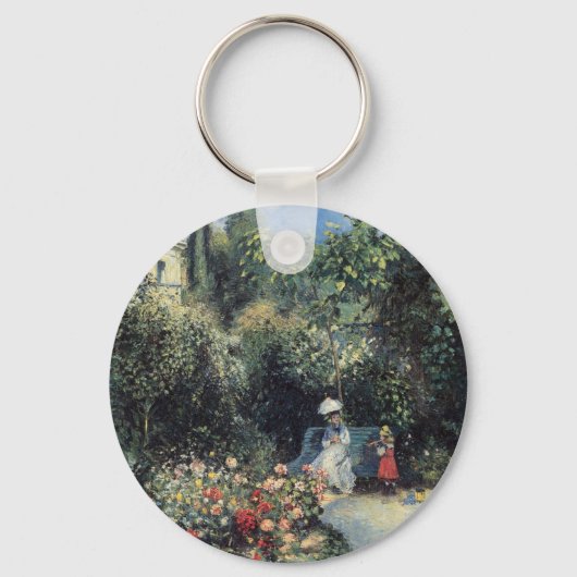 Porte-clés Jardin Pontoise Camille Pissarro (Recto)