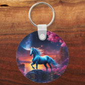 Porte-clés Jardin rose Imaginaire de l'étalon blanc (Recto)