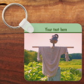 Porte-clés Jardin Scarecrow Nature Personnalisée (Recto)