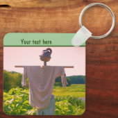 Porte-clés Jardin Scarecrow Nature Personnalisée (Verso)