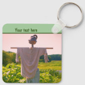 Porte-clés Jardin Scarecrow Nature Personnalisée (Dos)