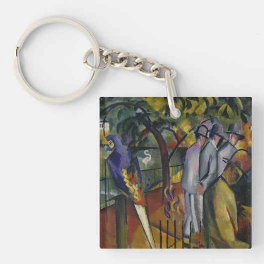Porte-clés Jardin zoologique I d'August Macke | (Devant)