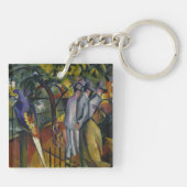 Porte-clés Jardin zoologique I d'August Macke | (Dos)