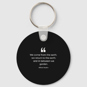 Porte-clés Jardinage Citation Amoureux Plante Flower Earth Ga