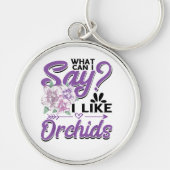 Porte-clés Jardinage d'orchidées (Devant)