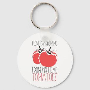 Porte-clés Jardiner Tomates Gardener Cadeau