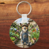 Porte-clés Jardinier Corgi (Verso)