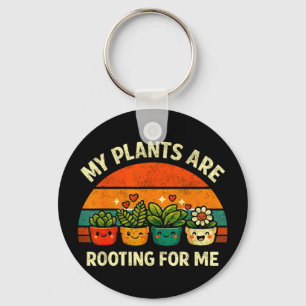 Porte-clés Jardinier drôle graphique femmes hommes plantes ja