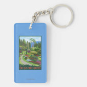 Porte-clés Jardins de Butchart - baie de Brentwood (Dos)