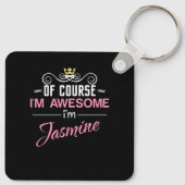 Porte-clés Jasmine Bien sûr Je suis un nom génial (Dos)