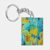 Porte-clés Jasper Chrysocolla Bleu (Devant gauche)