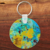Porte-clés Jasper Chrysocolla Bleu (Recto)