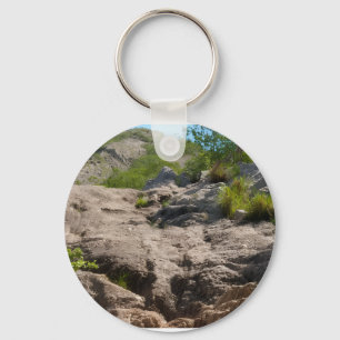 Porte-clés Jathika namalUyana Montagne de Quartz Rose .Sri La