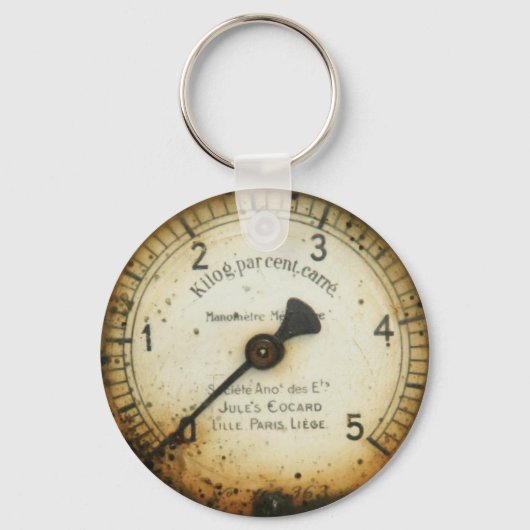 Porte-clés jauge / instrument / cadran / compteur (Recto)