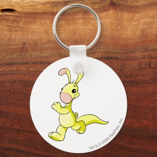 Porte-clés Jaune Blumaroo (Recto)