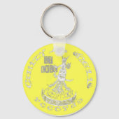 Porte-clés JAUNE "It Evil" (Recto)