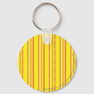 Porte-clés Jaune mince de rayures