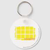 Porte-clés Jaune plaid 3 (Recto)
