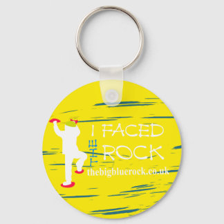Porte-clés jaune simple