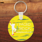 Porte-clés jaune simple (Recto)