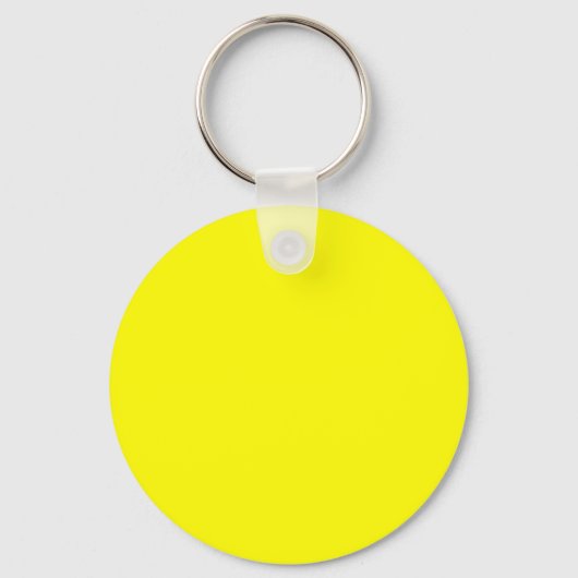 Porte-clés Jaune vif (couleur unie) (Recto)
