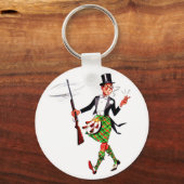 Porte-clés jaunty Scotsman avec fusil (Recto)