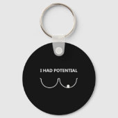 Porte-clés J'avais un humour drôle potentiel (Recto)