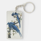 Porte-clés Jay noir à pâte molle à tarte noire Audubon Columb (Dos)