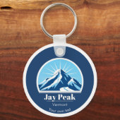 Porte-clés Jay Peak Vermont États-Unis cadeau souvenir (Recto)