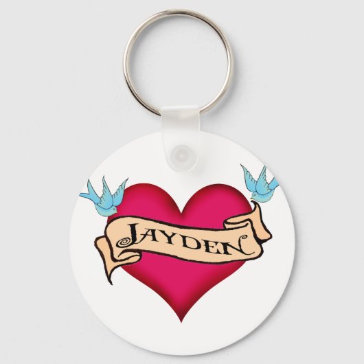 Porte-clés Jayden - T-shirts et cadeaux personnalisés en tato (Recto)