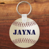 Porte-clés Jayna Baseball Keychain par 369MyName (Recto)