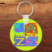 PORTE-CLÉS JAZZ RETRO (Recto)