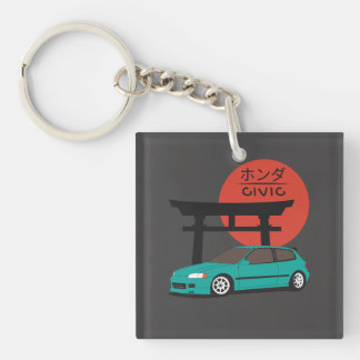 Porte-clés JDM Hatch Legend Torii Sunset Street Culture