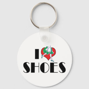 Porte-clés Je Chéris Les Chaussures À Cœur - Amoureux Des Cha