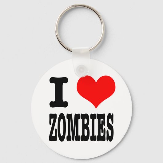 PORTE-CLÉS JE COEUR (AMOUR) ZOMBIES (Recto)