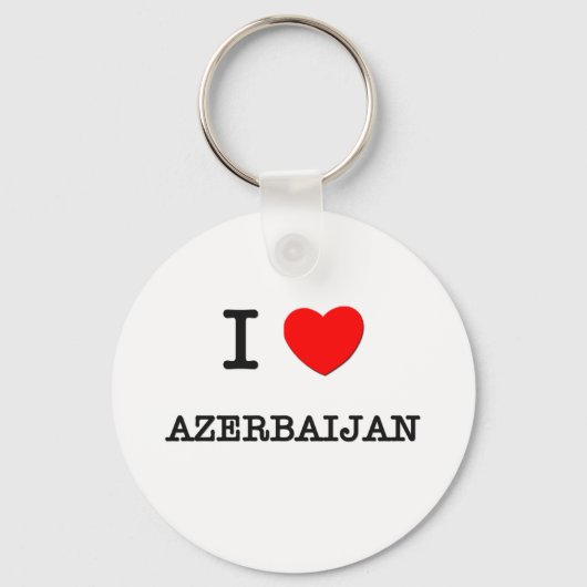 PORTE-CLÉS JE COEUR AZERBAIJAN (Recto)