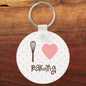 Porte-clés Je coeur faire du whisky Porte - clé (Recto)