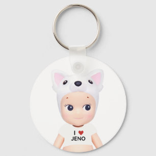 Porte-clés je coeur jeno sonny angel