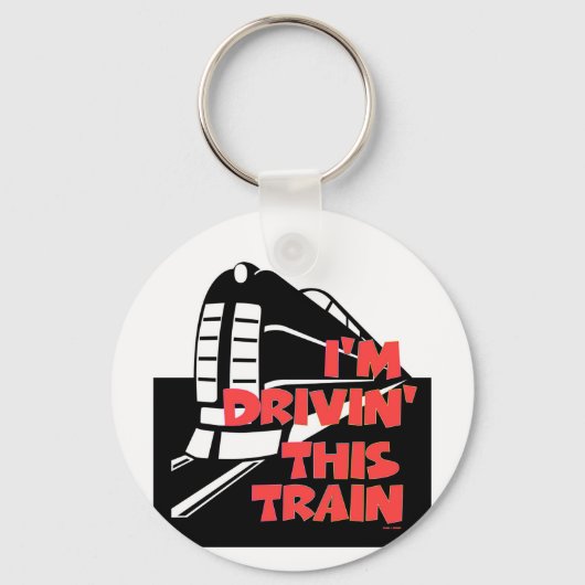 PORTE-CLÉS JE CONDUIS CE TRAIN (Recto)