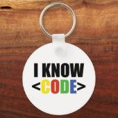 Porte-clés Je connais le CODE (Recto)