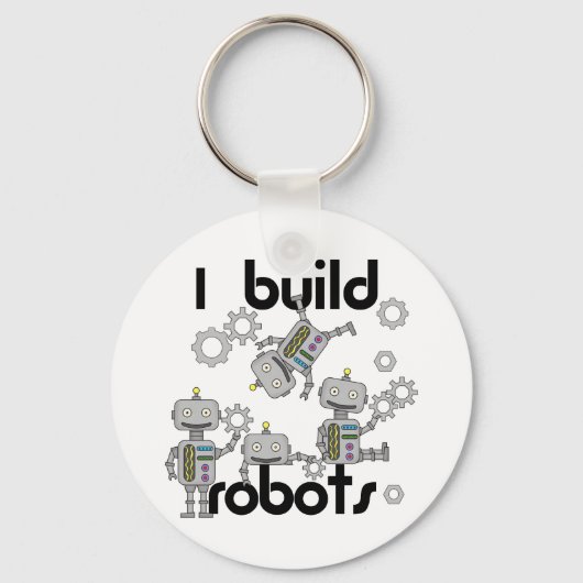 Porte-clés Je construis des robots (Recto)
