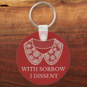 Porte-clés Je conteste l'interdiction de l'avortement en coll (Recto)