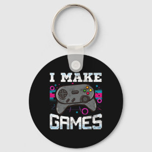 Porte-clés Je Crée Des Jeux Pour Cadeau De Développeur De Jeu