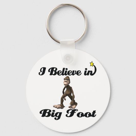 Porte-clés je crois au big foot (Recto)