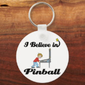 Porte-clés je crois au pinball (Recto)