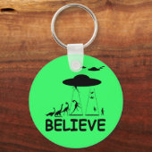 Porte-clés Je crois aux aliens (Recto)