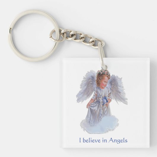 Porte-clés Je crois aux anges (Devant)